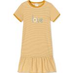 Gelbe Schiesser Kindernachthemden & Kindernachtkleider aus Jersey für Mädchen Größe 128 für den für den Sommer 