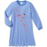 Blaue Sterne Langärmelige Schiesser Kindernachthemden & Kindernachtkleider aus Baumwolle trocknergeeignet für Mädchen Größe 92 
