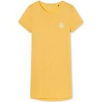 Reduzierte Gelbe Schiesser Damennachthemden aus Baumwolle Größe XS 