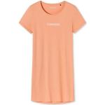 Reduzierte Peachfarbene Schiesser Damennachthemden aus Baumwolle 