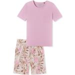 Schiesser Pyjama Damen Jersey bedruckt, rosa