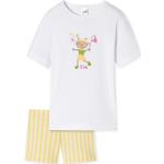 Reduzierte Gelbe Schiesser Kinderschlafanzüge & Kinderpyjamas aus Baumwolle für Mädchen Größe 98 