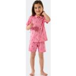 Pinke Schiesser Bio Kurze Kinderschlafanzüge für Mädchen Größe 98 