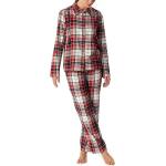 Bunte Karo Schiesser Bio Pyjamas lang aus Flanell für Damen Weihnachten 
