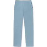 Reduzierte Hellblaue Unifarbene Schiesser Pyjamahosen für Damen Größe XS 
