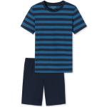 Blaue Kurze Kinderschlafanzüge aus Baumwolle für Jungen Größe 152 