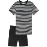 Schwarze Kurze Kinderschlafanzüge aus Baumwolle für Jungen Größe 164 