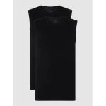 Schwarze Schiesser Bio T-Shirts aus Baumwolle für Herren Größe XL 2-teilig 