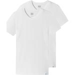 SCHIESSER Unterhemd / Shirt Kurzarm 2er Pack Long Life Cotton, weiß, 6 Weiß
