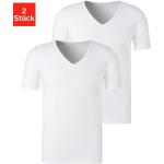 Reduzierte Schiesser V-Ausschnitt V-Shirts aus Baumwolle für Herren 2-teilig 