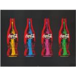Schwarze Coca Cola Pop-Art Bilder aus MDF 