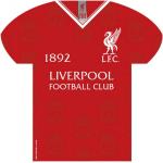 Rote Langärmelige FC Liverpool T-Shirts für Damen Einheitsgröße 
