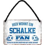 Reduzierte Retro Schalke 04 Blechschilder 