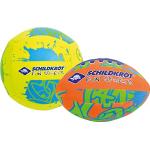 Schildkröt® Mini-Ball-Duo Pack, Set bestehend aus 1 Volley und 1 American Football, Ø 9 cm, griffig und salzwasserfest, ideal für Strand und Wasser, 970281