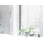 Reduzierte Weiße W. Schildmeyer Bio Nachhaltige Spiegelschränke aus Glas Breite 100-150cm, Höhe 50-100cm, Tiefe 0-50cm 