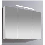 Reduzierte Weiße W. Schildmeyer Spiegelschränke LED beleuchtet Breite 100-150cm, Höhe 50-100cm, Tiefe 0-50cm 