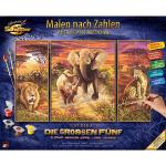 Schipper Ausmalbilder Tiere mit Löwen-Motiv für 7 - 9 Jahre 
