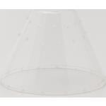 Reduzierte Weiße Gepunktete Runde Tischlampen & Tischleuchten aus Glas 