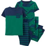 Reduzierte Blaue Carter's Lange Kinderschlafanzüge aus Baumwolle für Jungen Größe 110 2-teilig 