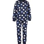 Reduzierte Dunkelblaue Blue Seven Lange Kinderschlafanzüge aus Baumwolle für Mädchen Größe 134 
