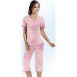Rosa bader Pyjamas kurz aus Baumwolle für Damen Größe L 
