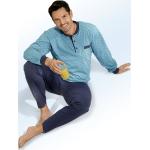 Graue bader Pyjamas lang aus Baumwolle für Herren Größe 3 XL 