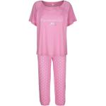 Reduzierte Pinke Louis & Louisa Damenschlafanzüge & Damenpyjamas aus Kunstfaser Größe XL Große Größen 