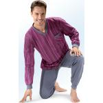 Bunte bader Pyjamas lang aus Baumwolle für Herren Größe 3 XL 