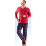 Marineblaue bader Oeko-Tex Pyjamas lang aus Baumwolle für Herren Größe XXL 