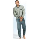 Hellgrüne bader Pyjamas lang aus Baumwolle für Herren Größe 3 XL 