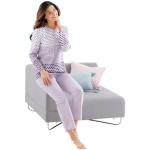 Schlafanzug WÄSCHEPUR lila (ecru, flieder) Damen Homewear-Sets Pyjamas