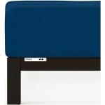 Blaue Unifarbene Schlafgut Bio Spannbettlaken & Spannbetttücher aus Jersey trocknergeeignet 130x200 