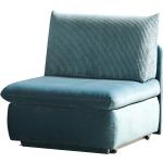 Blaue Möbel Kraft Schlafsessel aus Cord Breite 50-100cm, Höhe 50-100cm, Tiefe 50-100cm 