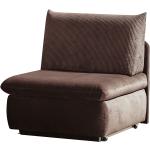 Schlafsessel Rückenkissen Cord Etta - braun - Materialmix - 88 cm - 88 cm - 96 cm - Polstermöbel > Sessel > Polstersessel