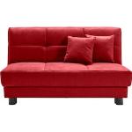 Reduzierte Rote Unifarbene Relaxsofas aus Polyester mit Relaxfunktion Breite 100-150cm, Höhe 50-100cm, Tiefe 50-100cm 