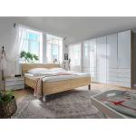 Weiße Moderne Franco Möbel Zimmereinrichtungen aus Eiche Breite 250-300cm, Höhe 200-250cm, Tiefe 50-100cm 4-teilig 