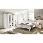 Schlafzimmer Set weiss mit Bett 180x200 + Schrank