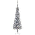 Reduzierte Silberne LED-Weihnachtsbäume matt 