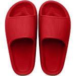 Rote Elegante Zehenstegsandalen orthopädisch für Damen Größe 43 für den für den Sommer 