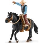 Bunte Schleich Cowboys Actionfiguren aus Kunststoff 