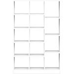 Weiße Pickawood Kellerregale matt aus Massivholz mit Schublade Breite 100-150cm, Höhe 100-150cm, Tiefe 0-50cm 