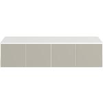 Weiße Pickawood Lowboards matt aus Massivholz mit Schublade Breite 150-200cm, Höhe 200-250cm, Tiefe 0-50cm 