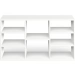Weiße Pickawood Soundboards matt aus MDF mit Schublade Breite 100-150cm, Höhe 100-150cm, Tiefe 0-50cm 