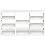 Weiße Pickawood Soundboards matt aus Massivholz mit Schublade Breite 100-150cm, Höhe 100-150cm, Tiefe 0-50cm 