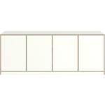 Weiße Pickawood Sideboards matt aus Massivholz mit Schublade Breite 0-50cm, Höhe 200-250cm, Tiefe 0-50cm 