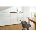 Weiße Pickawood Sideboards lackiert aus Massivholz mit Schublade Breite 100-150cm, Höhe 200-250cm, Tiefe 0-50cm 