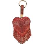 Reduzierte Rote Motiv Schlüsselanhänger & Taschenanhänger aus Kristall für Damen 