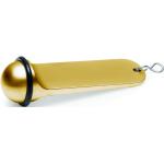 Goldene Schlüsselanhänger & Taschenanhänger aus Aluminium graviert 