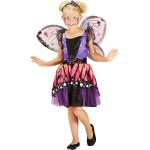 Orange Buttinette Schmetterling-Kostüme aus Jersey für Kinder Größe 110 