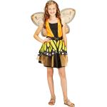 Schwarze Buttinette Schmetterling-Kostüme aus Jersey für Kinder Größe 110 